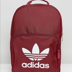 Adidas Original Classic Burgundy Backpack